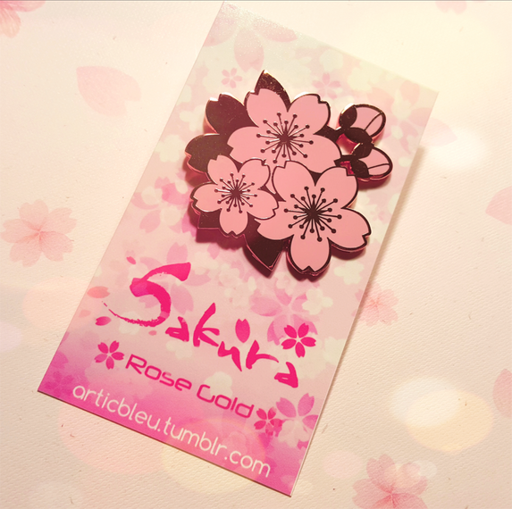 Sakura Enamel Pin