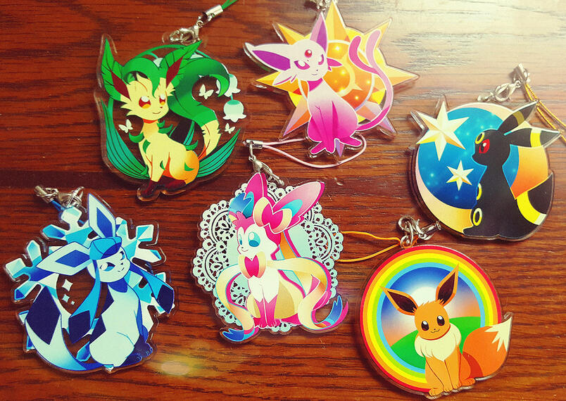 Eeveelution Charms